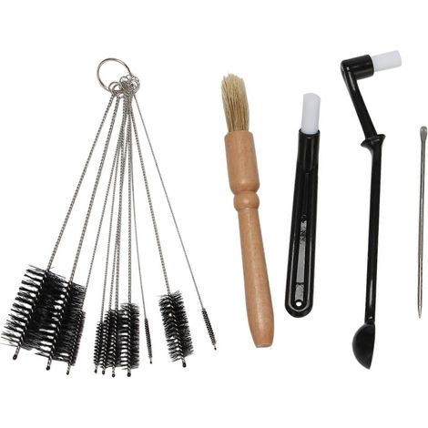 Nettoyage complet pour machine à café – 5 pièces : brosse à moudre, pinceau de nettoyage multifonction, accessoires d'entretien pour percolateur et moulin, kit hygiène durable. (1/5)