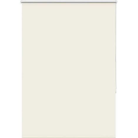 Verdunkelungsrollo Cremeweiß 90x175cm Stoffbreite 85,7 cm
