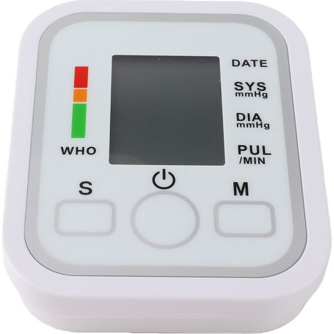 Tensiomètre portable à brassard, sphygmomanomètre avec écran LCD et mesure précise. (1/5)