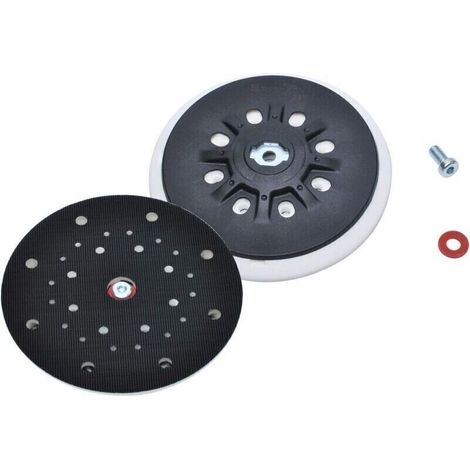 150 mm (6 pouces) Plateau de ponçage 8 trous compatible avec les ponceuses orbitales Bosch Festool ETS 150, ETS EC 150, LEX 150, WTS 150/7 498987 (souple) (1/5)