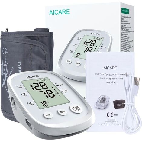 Online Store Tensiometre Bras Professionnel Tensiomètre Bras Tensiometre Poignet, tensiometre brassard Tensionmetre Professionnelle Tensiomètre Brassard, Tensiomètres Manuel (Blanc) (1/4)