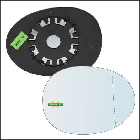 Piastra specchio asferica lato sx-guidatore compatibile per c1  107  aygo (1/2)
