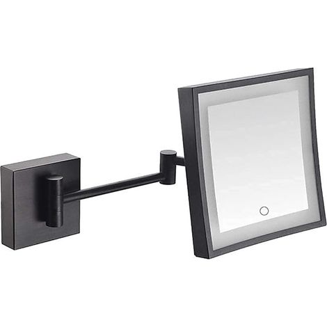 Products Bathroom Wall Mounted Makeup Mirror Stainless Steel