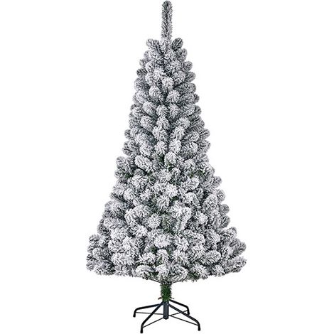 Árbol de Navidad con escarcha - 155x86 cm - 266 ramas