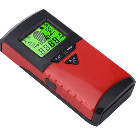 Détecteur de montants muraux LCD multifonctionnel, capteur électronique de montants, scanner mural, localisateur de montants pour la détection de métaux (1/5)