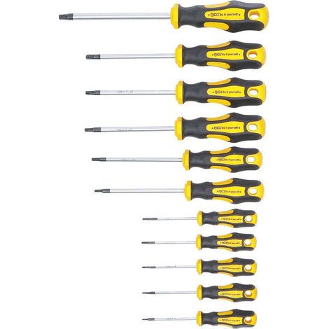 TOURNEVIS TORX ASSORTIMENT T6-7-8-9-10-15-20-25-27-30-40 BGS DIY (1/4)
