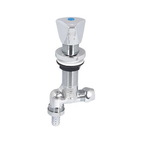 JS VENTIL DE SOUS-ETAGÈRE POUR LAVE-VAISSELLE SV, 3 voies, 1/2", raccordement 3/4" chromé (1/3)