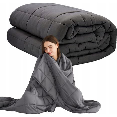 Gewichtsdecke 9 kg, sensorische Decke 150 x 200 cm, Anti-Stress