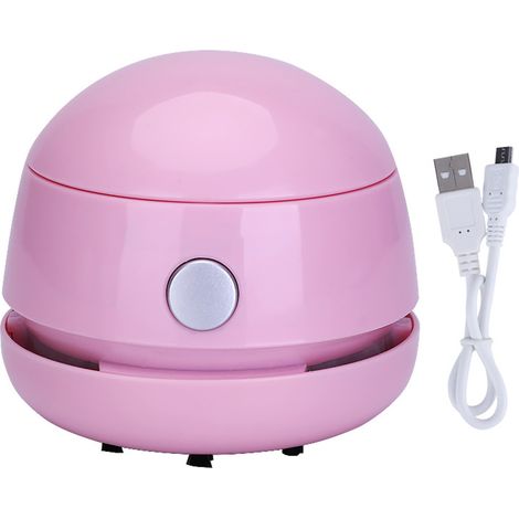 Aspirateur de bureau, mini aspirateur de table, idéal pour nettoyer la poussière, les cheveux, les miettes et les débris sur ordinateur portable, piano, ordinateur, voiture et niche pour animaux. (1/4)