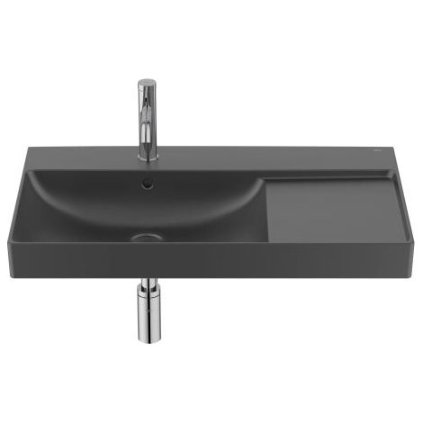 LAVABO MUR.ASIM.FINECERAMIC ONA 800X460MM IZQ.JGO.FIJ.NG MT