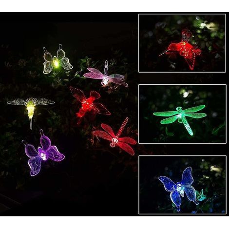 Solar Garden Lights 3 Outdoor Solar Garden Lights Multi-color Led Garden Lights Outdoor (1/3)