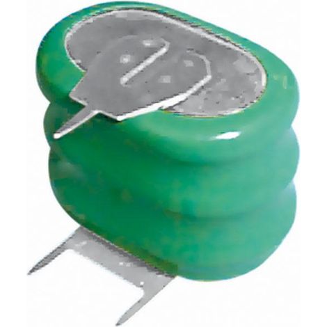 Pile de 3,6V. 160mA. Bouton Circuit imprimé Ni-Cd