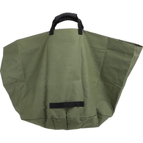Sac jardin vert – 33 gallons – Toile – Feuilles – Déchets – Bretelles – Réutilisable – Jardinage – Camping (1/4)