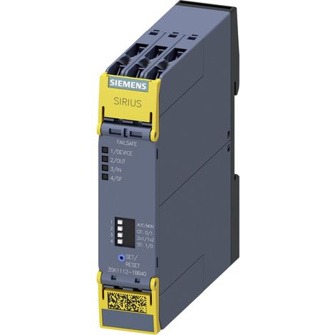 Relais de sécurité Siemens 3SK1, 24V c.c., 1 canal ( Prix pour 1 )