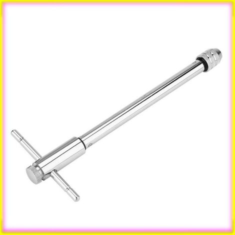 keenso Clé à tarauder Clé à cliquet à poignée en T réglable M3 M8 et M5 M12 pour jeu de tarauds culinaires accessoire M3-M8 longue (1/5)