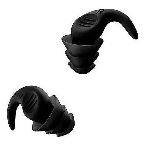 Weiche, ergonomische Ohrhörer, effektive Geräuschisolierung, angepasst an den Gehörgang.