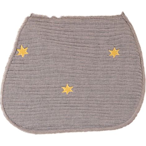 Coussin De Siège - 40 x 40 cm - En Coton Et Microfibre - Avec Liens De Fixation - Pour Chaise De Cuisine Bureau Salon - 1 Pièce (1/5)