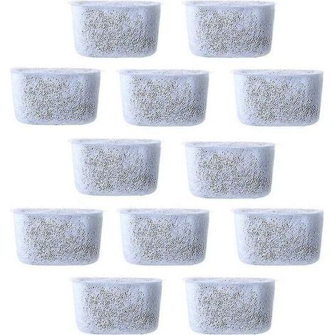 12Pcs Replacement Charcoal Water Filters Non-Woven Filter for Coffee Makers