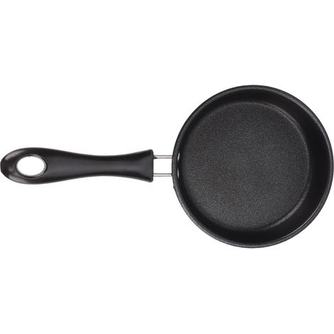 Poêle antiadhésive professionnelle résistante aux taches, légère et sans fumée, en acier inoxydable, pour omelettes, usage domestique et restaurant, 12 cm/4,7 pouces (1/5)