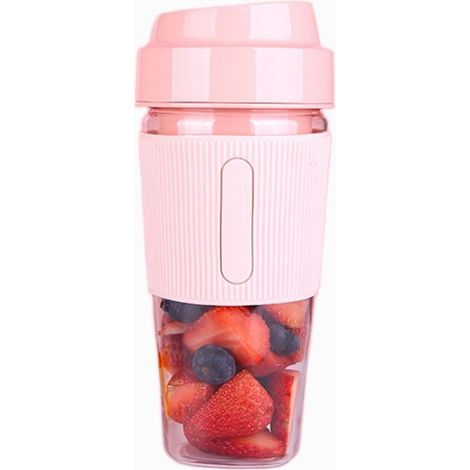 Portable Blender Bouteille, USB Rechargeable Mini Mixeur Blender Multifonctionnel Fresh Juice Blender Bouteille mixeur de fruits électrique pour Fruits Milk Shakes Maison Voyage Bureau (1/5)