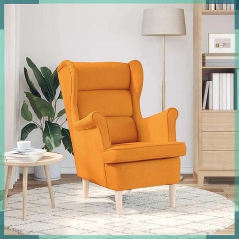 Fauteuil - 4016904 - Jaune foncé - Tissu 100% polyester - 74x84x100 cm (1/5)