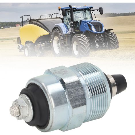 Électrovanne de Pompe à Carburant 12V 1A pour Générateur New Holland 3830 4030 4230 4330