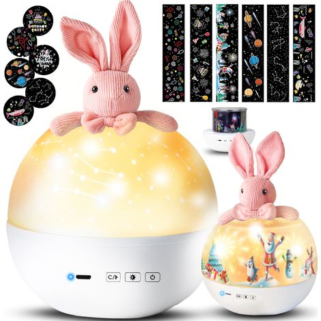 Heckermann 168K-J Rabbit LED-Sternenprojektor