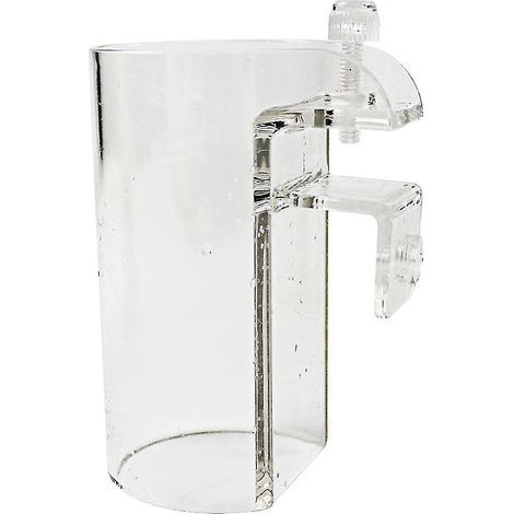 Fischfütterungsring, schwimmender Spender aus transparentem Acryl, einfach zu installieren. (1/4)