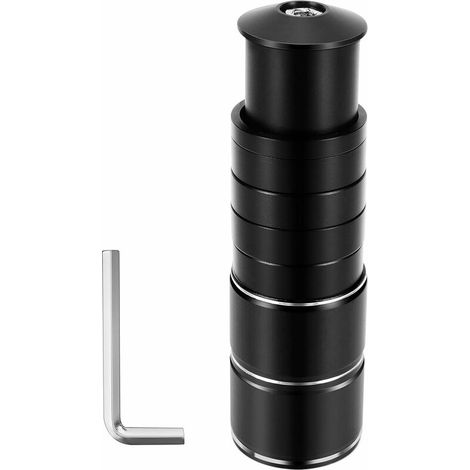 Adaptateur de hauteur de vélo pour guidon, tiges de 28,6 mm, rallonge de tube de direction de vélo en aluminium, (1/5)