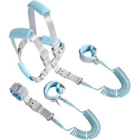 pair Corde de traction anti-perte - ZGEER - 2 en 1 - Sangle lumineuse - 1.5m - Enfant Vert
