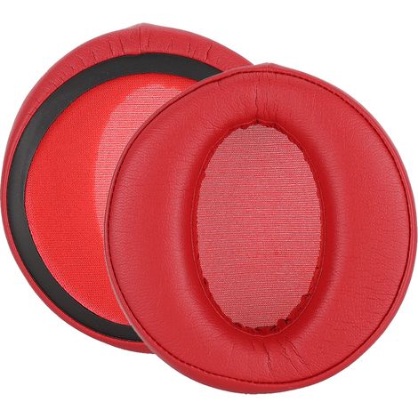 2 Pièces Coussinets de Remplacement pour Sony MDR-XB950BT, Couverture Anti-Transpiration, Rouge (1/5)