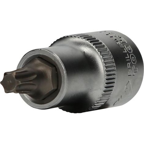 BRILLIANT TOOLS BT022974 Bussola a inserto Torx 1/2", lunga 55 mm, T40 [Powered by KS TOOLS] (1/4)