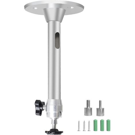 Support mural/plafond pour mini projecteur compatible avec la plupart des marques QKK, DR.J, DBPOWER, Anker, VANKYO, AAXA, Jinhoo, PVO, TMY et AuKing. (1/4)
