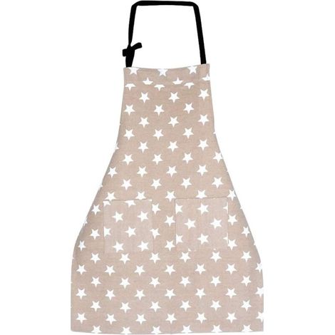 Grembiule da cucina (kaki), grembiule da cucina da donna, grembiule regolabile in cotone e lino per cucinare a casa, al ristorante, per barbecue -Crezuo