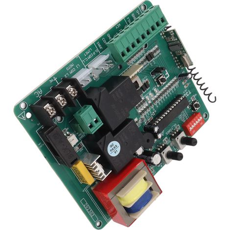 Carte de commande pour moteur de portail coulissant avec indication LED, circuit imprimé pour moteur de porte électrique et télécommande 220 V