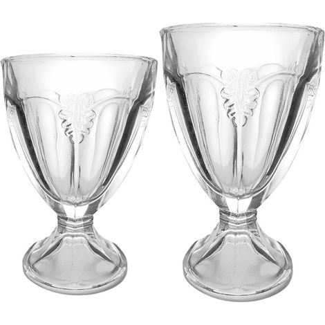 Calice bicchieri per acqua vino in vetro set da 12 per tavola cucina casa idea regalo (1/5)