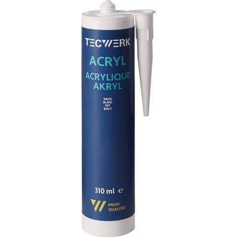 TECWERK Acryl 310ml weiß Kartusche TECWERK (1/2)