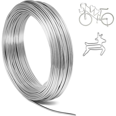 Basteldraht,Aluminiumdraht 2mm, ø2mmx30 m (1/5)