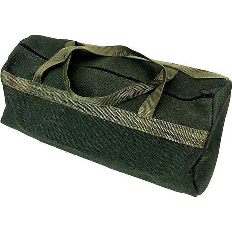 Hochwertige, robuste Tragetasche aus Canvas für Kfz-Reparaturwerkzeuge (rund 40 x 20 cm) – 402020CM – Grün (1/3)