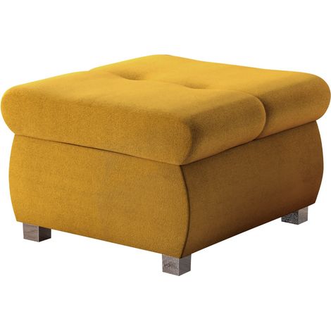 Reposapiés Comfivo 122, Fresh 37, 39x60x60cm, Diámetro: 0, Tapiz, Patas: Metal, 0