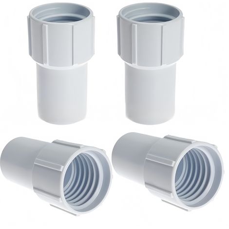 Lot de 4 tuyaux d’aspiration renforcés pour piscine – Nettoyage manuel des saletés et débris – Évacuation des eaux sales (1/5)