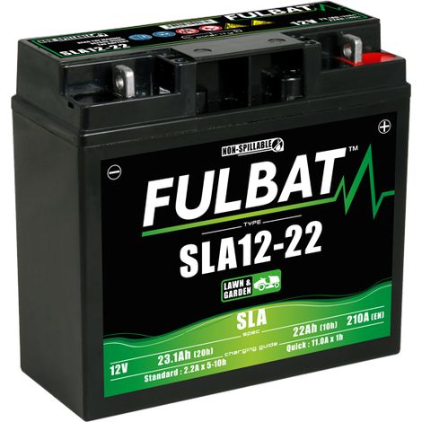 Batterie FULBAT SLA12-22 CA/CA - pour machines de garden - Plomb - 12V - 23.1Ah