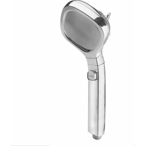 Pommeau de Douche, Douchette Pommeau Douche Pomo de Douche Economie Deau, 4 Types de Fonctions de Réglage de Vitesse, pour le Bain et le Spa (1/5)
