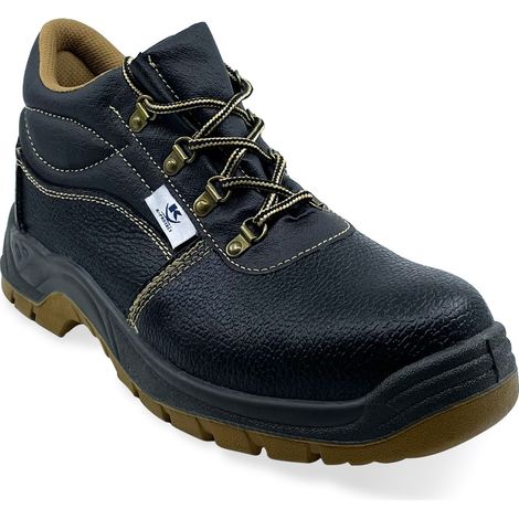 KELI - Chaussure de Sécurité S3 SRC Haute T47, Chaussures De Sécurité souple en cuir de vache, Antidérapante, Coque Acier (1/3)