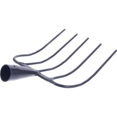 Fourche à Gazon Solide et Résistante la Rouille Domestique Multifonctionnelle en Fer et Usage Agricole (1/5)