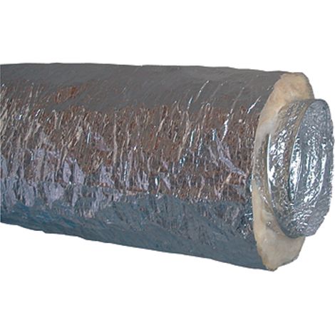 Conduit flexible souple L 10m algaine alu insonorisé M0 M1 diamètre 200 ALDES 11091935