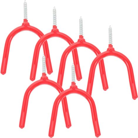 6 crochets garage, pour outils et vélos et échelles et câbles (1/5)