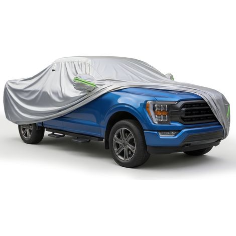WILITTO Bâche de voiture Housse pour pickup imperméable – Protection pluie et UV, fermeture éclair, longueur 248 '' (1/5)