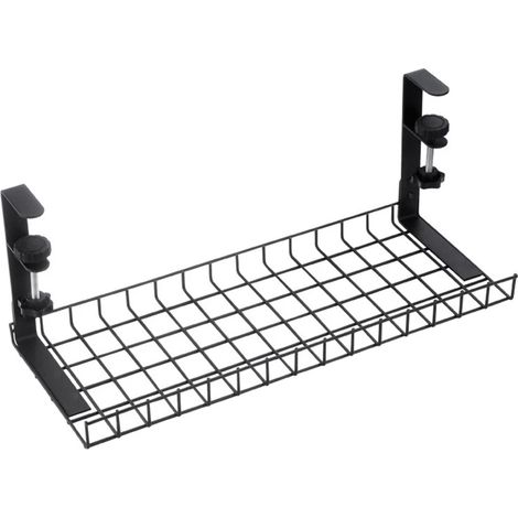 Gestion des câbles sous la table, panier à câbles pour ranger les câbles et les multiprises (1/5)