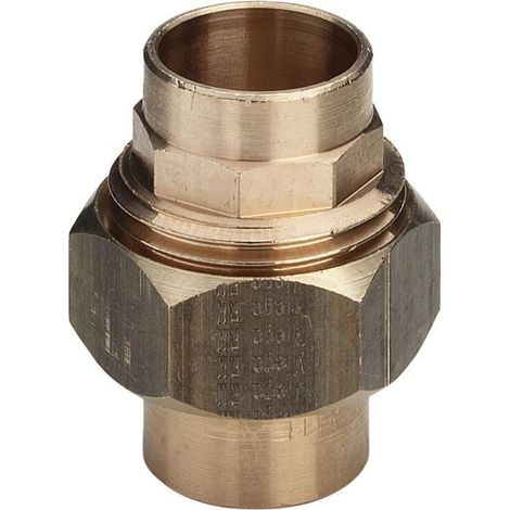 raccord de tuyau Viega 104399 22 mm, bronze à canon, joint conique